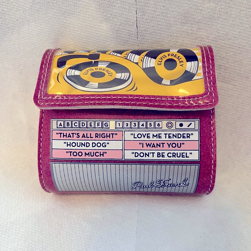 🚫SOLD🚫 RARE HTF Vintage Paul Frank x Elvis Presley Jukebox Wallet - Picture 1 of 12
